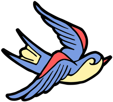Swallow Png, Download Png Image With Transparent Background, - Bird Tattoo Vector Png - Free Transparent PNG Clipart Images Download. - Transparent PNG Free Download