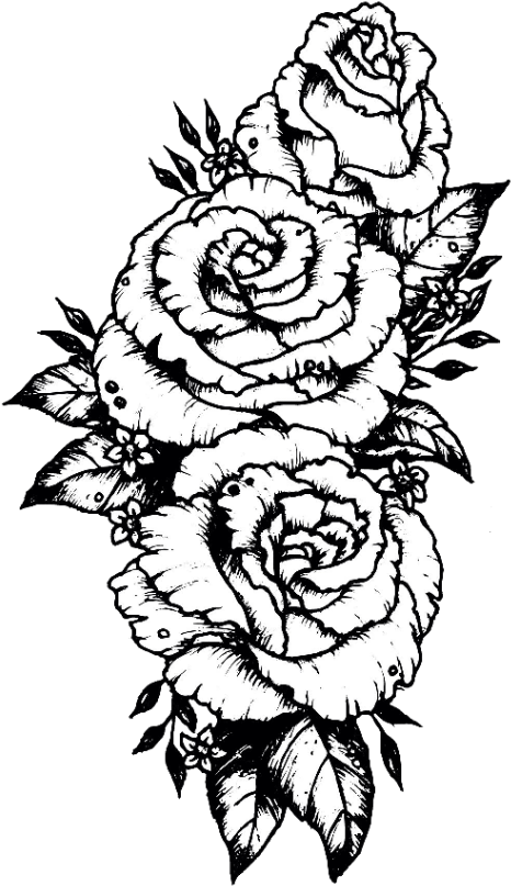 Cute Flower Clipart - Rose Forearm Tattoo Drawing - Free Transparent PNG Clipart Images Download. - Transparent PNG Free Download