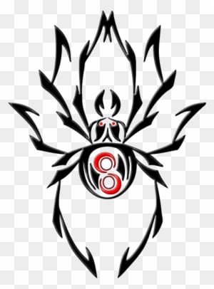Black - Spider Tattoo Png - Free Transparent PNG Clipart Images Download. - Transparent PNG Free Download