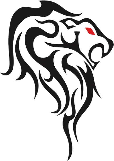 Free Png Download Leo Tribal Tattoos Drawing Png Images - Lion Tattoo Png - Free Transparent PNG Clipart Images Download. - Transparent PNG Free Download
