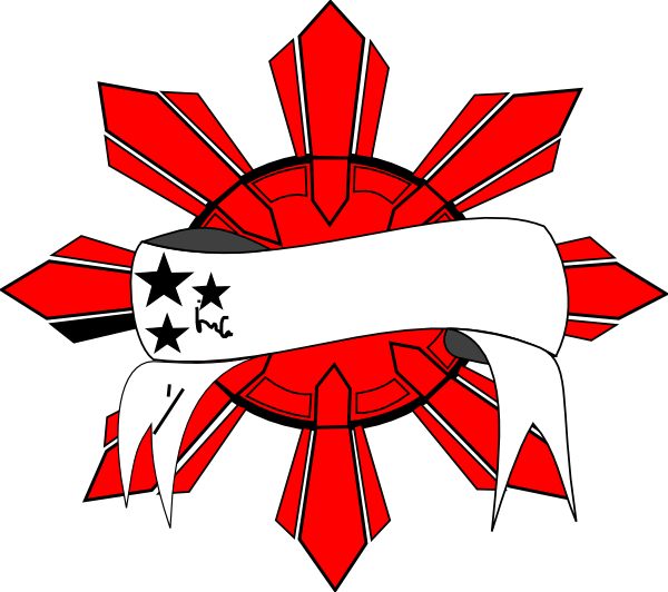 Rg Flag Clip Art At Clker Com Vector Clip Art Online - Philippine Flag Tattoo Png - Free Transparent PNG Clipart Images Download. - Transparent PNG Free Download