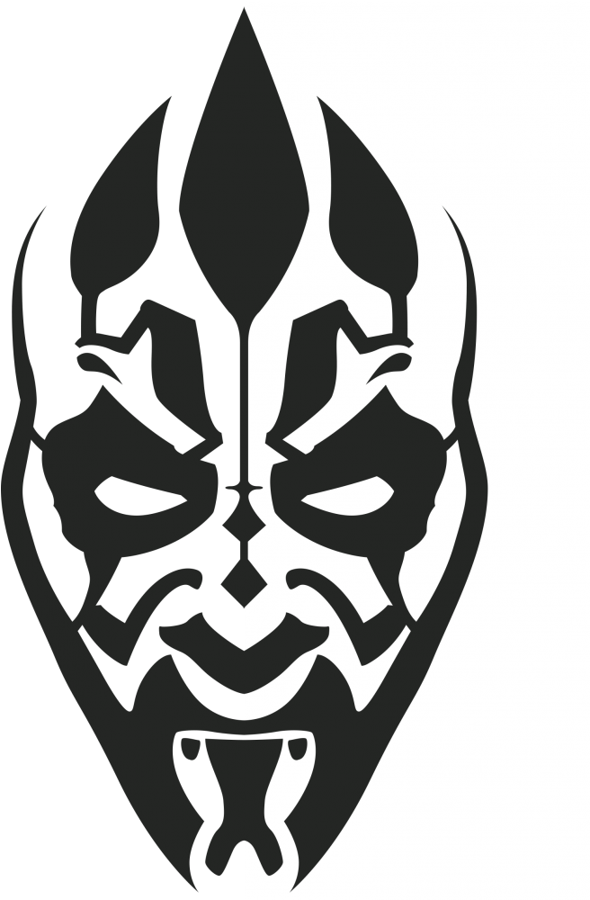 Darth Maul - Black Darth Maul Tattoo - Free Transparent PNG Clipart Images Download. - Transparent PNG Free Download