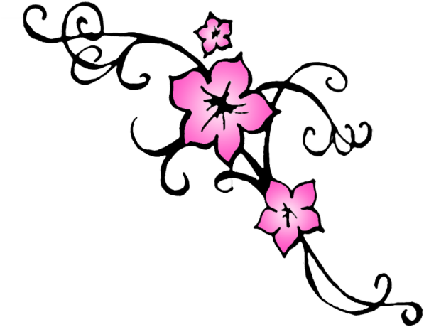 Cherry Blossom Clipart Bloom - Cherry Blossom Tattoo Design Outline - Free Transparent PNG Clipart Images Download. - Transparent PNG Free Download