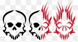 More Like Good And Evil Tribal Skulls By Demonking-aka - Evil Tribal Tattoo Designs - Free Transparent PNG Clipart Images Download. - Tattoo Transparent PNG Free Download