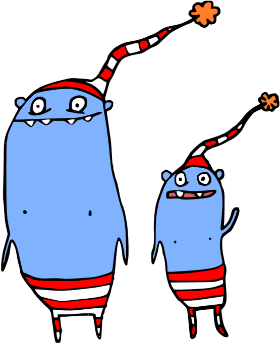 Monster Friends - Gumtoo Temporary Tattoos - Free Transparent PNG Clipart Images Download. - Transparent PNG Free Download