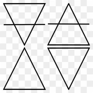 Simbolo Elemento Terra Tattoo - Free Transparent PNG Clipart Images Download. - Transparent PNG Free Download