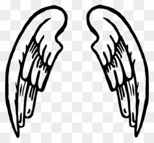 Angel Wings Tattoo Clip Art Free Vector In Open Office - Cartoon Angel Wings - Free Transparent PNG Clipart Images Download. - Transparent PNG Free Download