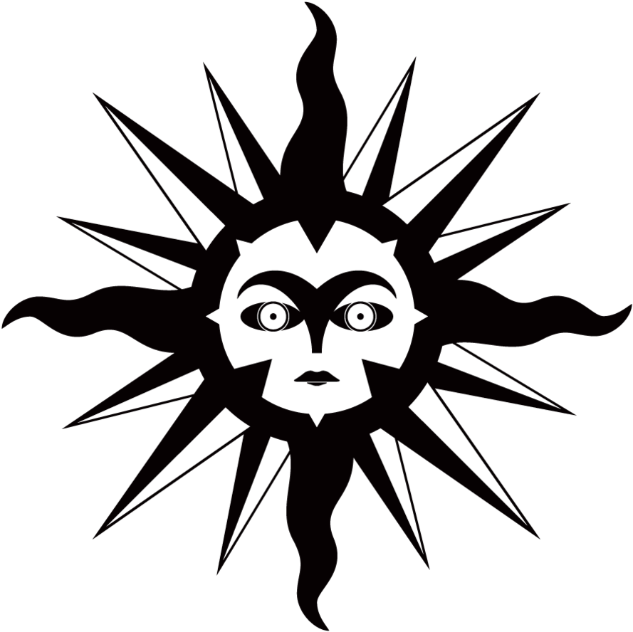 Thumbs Sun Tattoo 4 Designs - Clip Art - Free Transparent PNG Clipart Images Download. - Transparent PNG Free Download