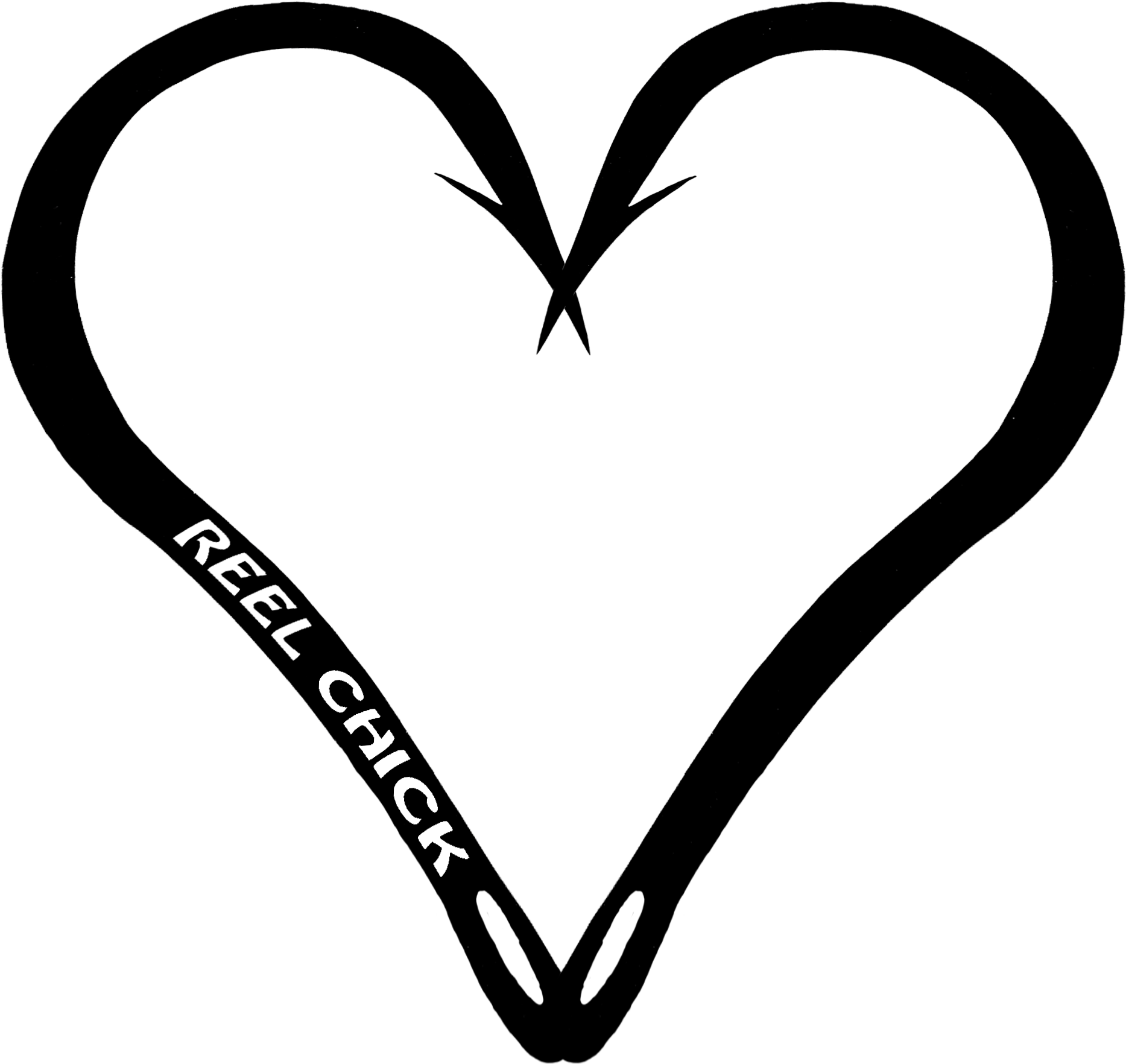 Clipart Bold Inspiration Fish Hook Heart Shaped Fishing - Fish Hook Heart Decal - Free Transparent PNG Clipart Images Download. - Transparent PNG Free Download