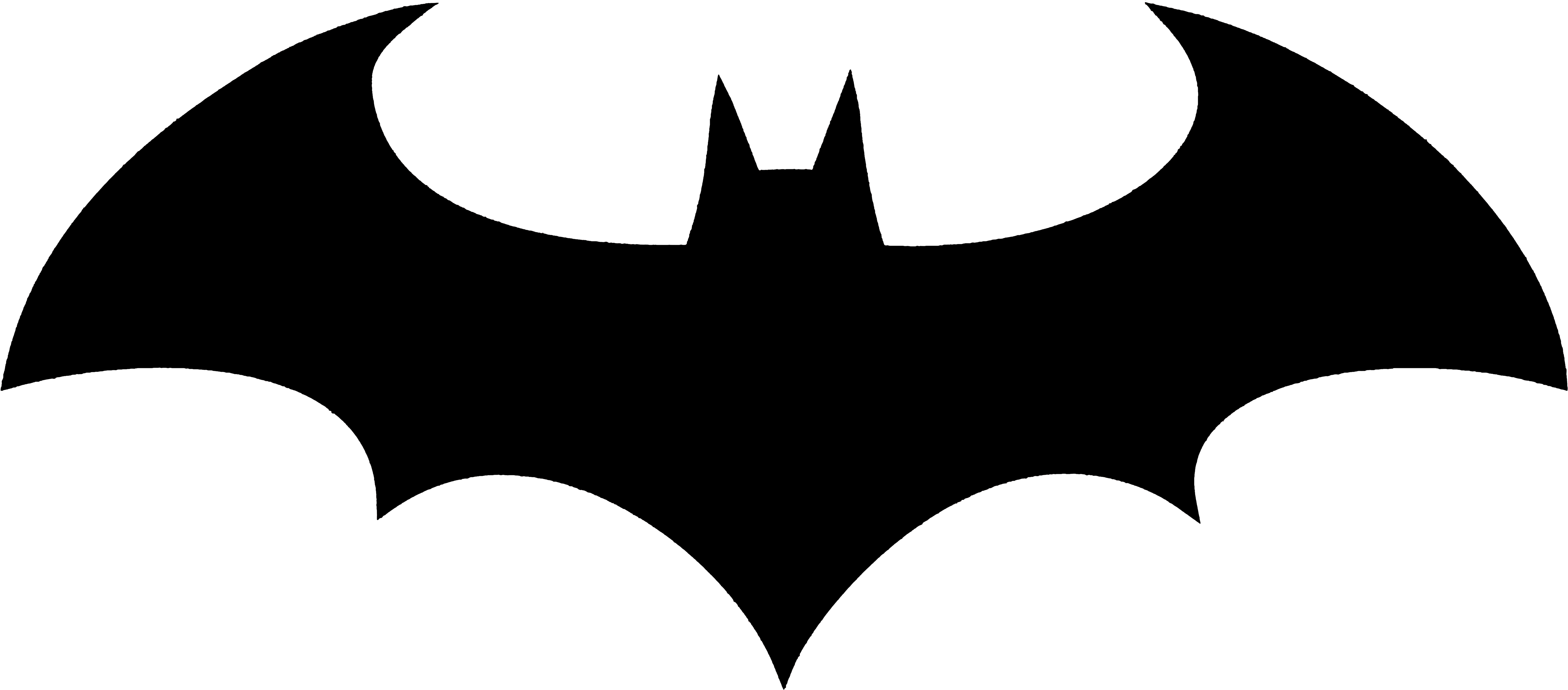 Dark Black Batman Symbol Tattoo On Chest - Logo Batman Arkham Origins - Free Transparent PNG Clipart Images Download. - Transparent PNG Free Download