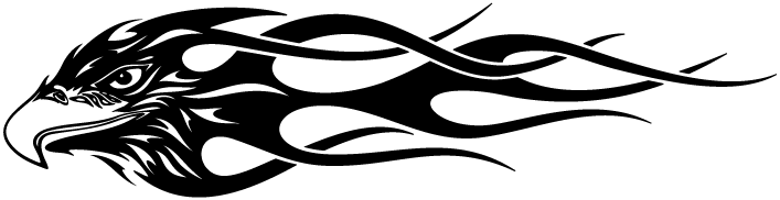 Flaming Eagle Tattoo Clipart - Dragoes Para Tatuagem Tribal - Free Transparent PNG Clipart Images Download. - Transparent PNG Free Download