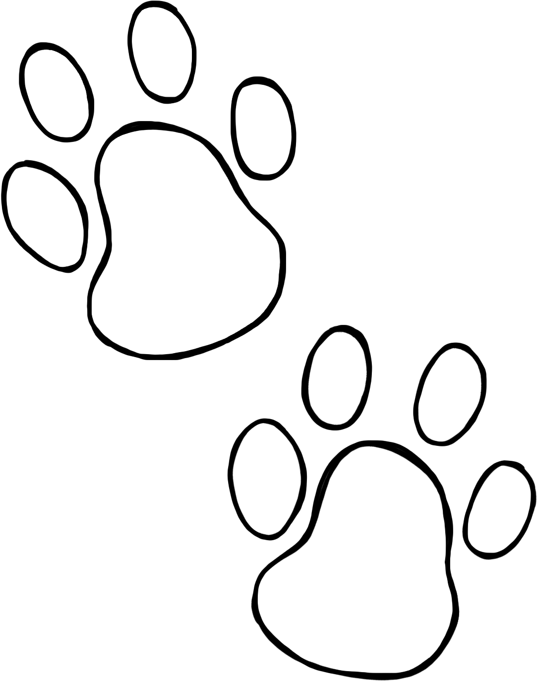 Paw Print Clip Art And Paw Print Wildcats On Dog Paws - Paw - Free Transparent PNG Clipart Images Download. - Transparent PNG Free Download