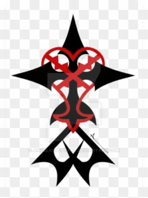 Kingdom Hearts Tattoo Design By Angelic-poptart - Kingdom Hearts Unversed Symbol - Free Transparent PNG Clipart Images Download. - Transparent PNG Free Download