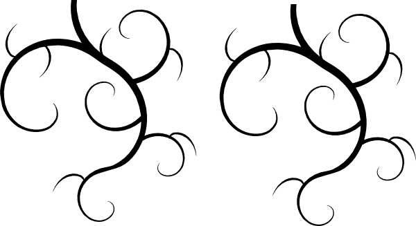 Simple Filigree Scroll Designs Vine Tattoo Filigree - Hearts Clip Art - Free Transparent PNG Clipart Images Download. - Transparent PNG Free Download