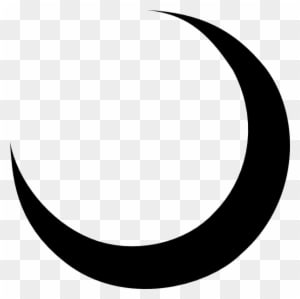 Black Crescent Moon Clip Art Tribal Crescent Moon Tattoo - Circle - Free Transparent PNG Clipart Images Download. - Transparent PNG Free Download