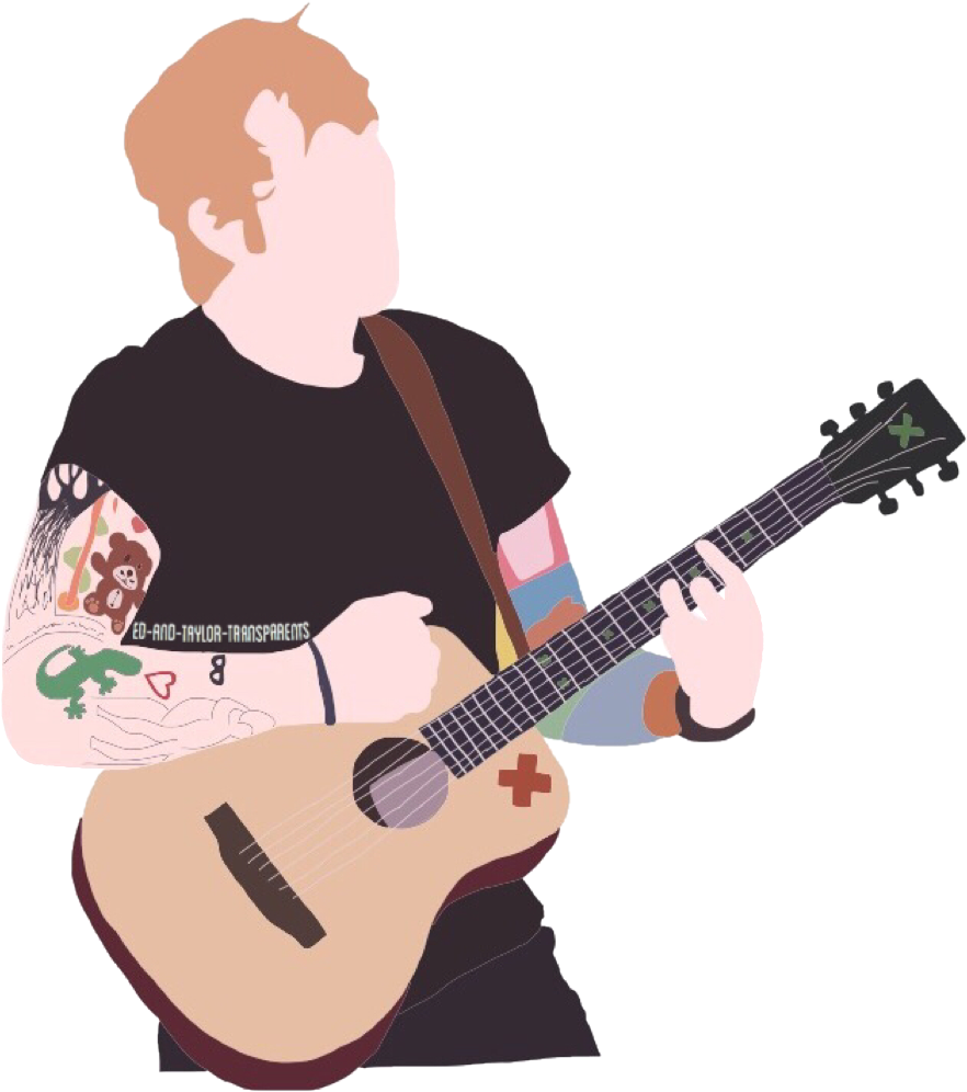 Ed Sheeran Drawing Transparent My Edit Guitar Tattoos - Taylor Swift - Free Transparent PNG Clipart Images Download. - Transparent PNG Free Download