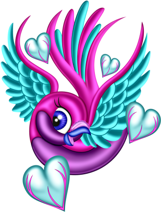 Wild Birds, Heart Art, Cartoon Characters, Art Tattoos, - Rockabilly Bird Png Transparent - Free Transparent PNG Clipart Images Download. - Transparent PNG Free Download