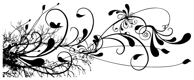 Bumper Stickers Car Tattoos Floral - Floral Swirls Design Png - Free Transparent PNG Clipart Images Download. - Transparent PNG Free Download