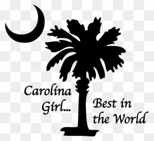South Carolina Palmetto Tree Tattoos - Sc Palmetto And Moon - Free Transparent PNG Clipart Images Download. - Tattoo Transparent PNG Free Download