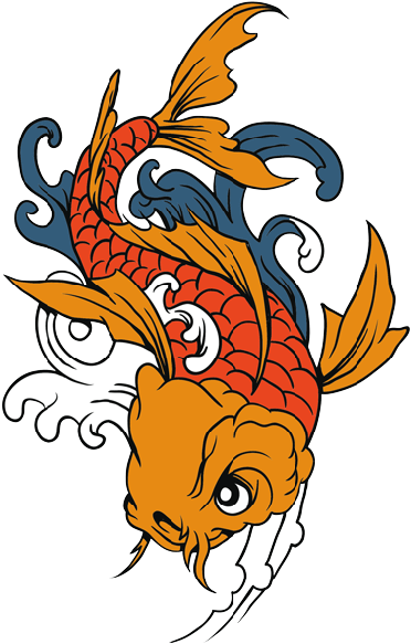 Download Fish Tattoos Png - Thewatsonshop Koi Cotton Throw Pillow - Free Transparent PNG Clipart Images Download. - Transparent PNG Free Download