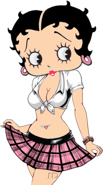 Betty Boop Skimpy Schoolgirl Outfit - Betty Boop - Free Transparent PNG Clipart Images Download. - Transparent PNG Free Download