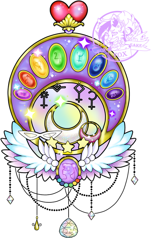 Sailor Moon Tattoo By Kar-tilki - Circle - Free Transparent PNG Clipart Images Download. - Transparent PNG Free Download