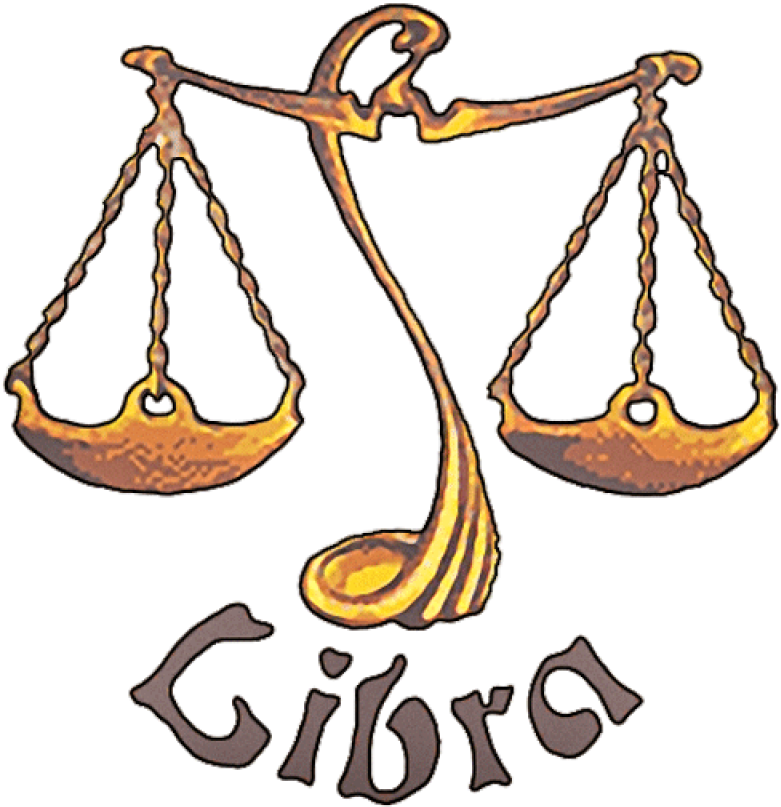 Golden Colored Libra Tattoo Zodiac Design - Gambar Libra - Free Transparent PNG Clipart Images Download. - Transparent PNG Free Download