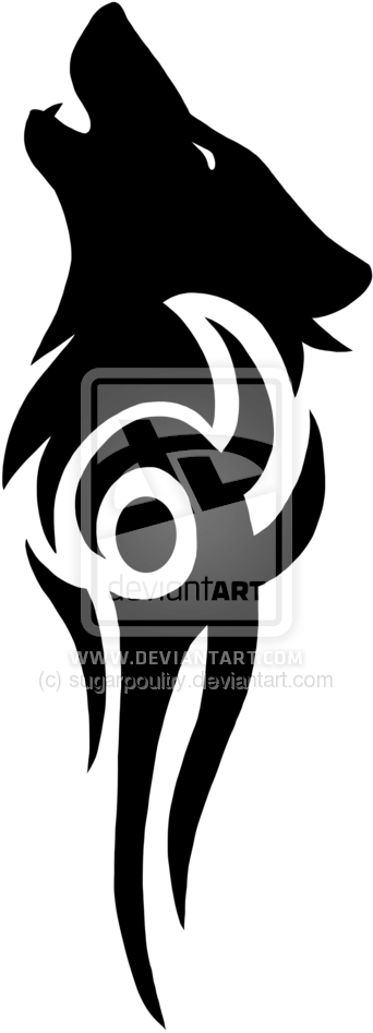 60 Tribal Wolf Tattoos Designs And Ideas - Simple Tribal Wolf Designs - Free Transparent PNG Clipart Images Download. - Transparent PNG Free Download