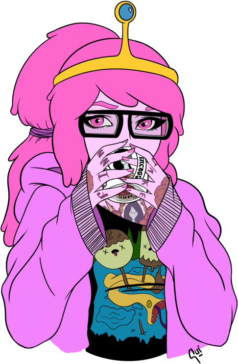 Princess Bubblegum Portrait By Guiganoide Features - Princess Bubblegum - Free Transparent PNG Clipart Images Download. - Transparent PNG Free Download