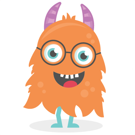 Tattoo This Nerdy Monster 25kb - Orange Monster Clip Art - Free Transparent PNG Clipart Images Download. - Transparent PNG Free Download