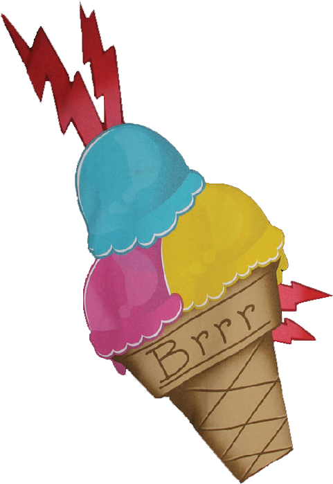 Gucci Mane Brrr Ice Cream Face Tattoo Women S Relaxed - Ice Cream Cone - Free Transparent PNG Clipart Images Download. - Transparent PNG Free Download