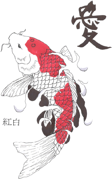 Hd Fish Tattoos Clipart - Traditional Koi Fish Art - Free Transparent PNG Clipart Images Download. - Transparent PNG Free Download