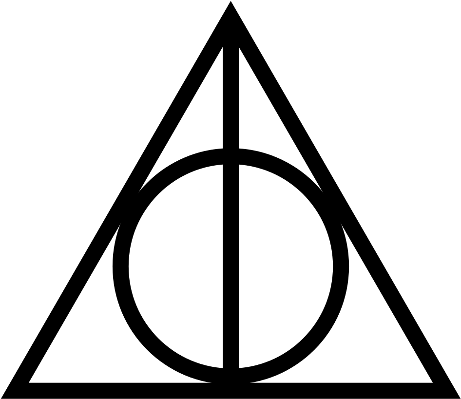 Tattoo Artists - Deathly Hallows Symbol - Free Transparent PNG Clipart Images Download. - Transparent PNG Free Download