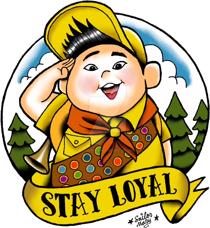 Russell By Supercheyne Pixar Tattoo - Up Russell Fan Art - Free Transparent PNG Clipart Images Download. - Transparent PNG Free Download