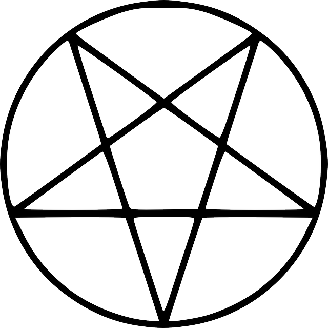 Outline, Figure, Five, Pentagram, Tattoo, Geometric - Pentagram Black And White - Free Transparent PNG Clipart Images Download. - Transparent PNG Free Download