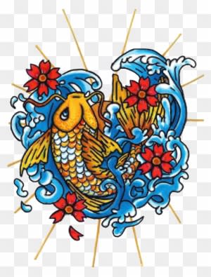 Koi Tattoo Collab With Dia By Roots Love - Ed Hardy Png - Free Transparent PNG Clipart Images Download. - Transparent PNG Free Download