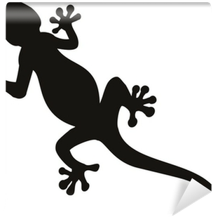 Vector Gecko Tattoo Isolated On Withe Background Wall - Tribal Gecko Car,camper Van Land Rover 4x4 Stickers - Free Transparent PNG Clipart Images Download. - Transparent PNG Free Download