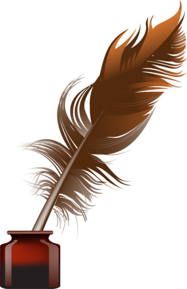 Thread First Tattoo Design Idea A6mghg Clipart - Feather And Ink Clip Art - Free Transparent PNG Clipart Images Download. - Transparent PNG Free Download