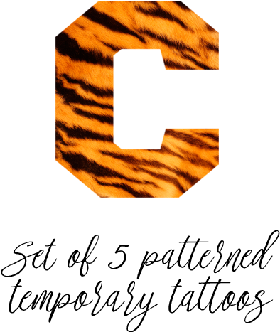 "c" Temporary Tattoo - Animal Skin Print Women Messenger Bag Mini Shoulder - Free Transparent PNG Clipart Images Download. - Transparent PNG Free Download