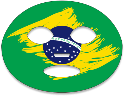 Flag Face Tattoo Fan Brazil - Circle - Free Transparent PNG Clipart Images Download. - Transparent PNG Free Download