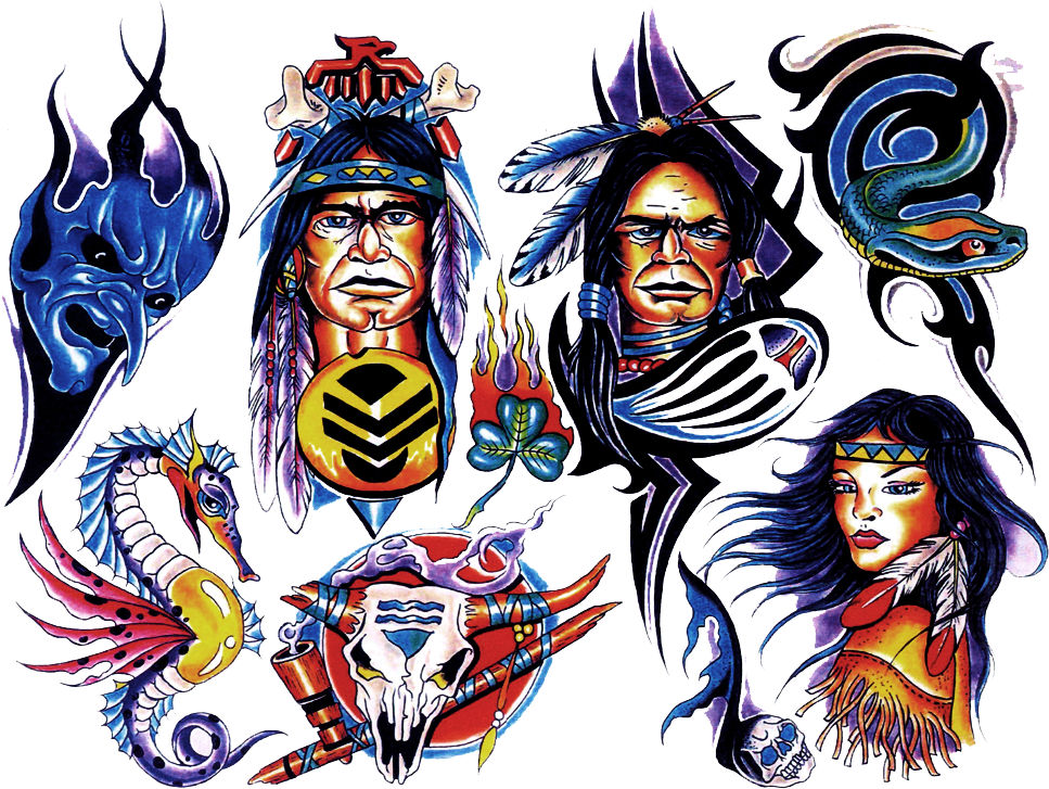 Colored Tattoo Shape - .ru - Free Transparent PNG Clipart Images Download. - Transparent PNG Free Download