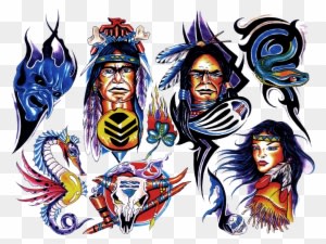 Colored Tattoo Shape - .ru - Free Transparent PNG Clipart Images Download. - Tattoo Transparent PNG Free Download