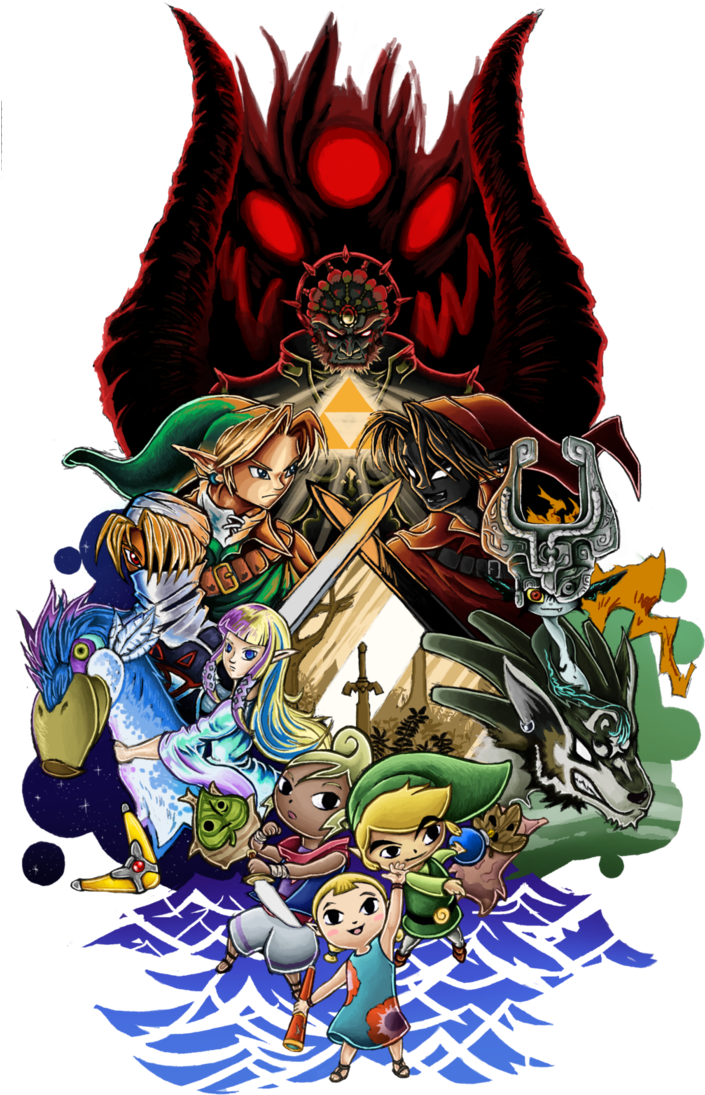 The Legend Of Zelda By M-smee - T-shirt - Free Transparent PNG Clipart Images Download. - Transparent PNG Free Download
