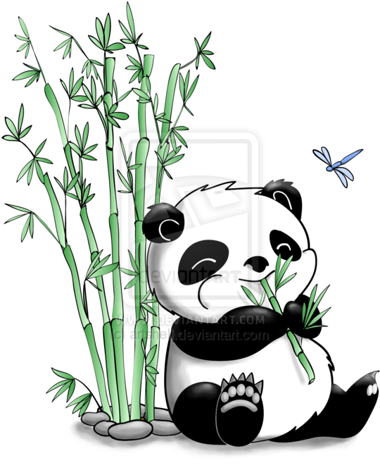 Pin By Will Fisher On Boom Bewm - Panda And Bamboo Drawing - Free Transparent PNG Clipart Images Download. - Transparent PNG Free Download
