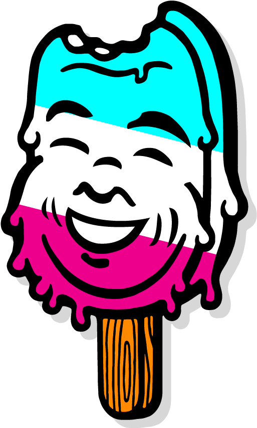 Tattoo Summer 2017 Popsicle - Art Print: Pop Ink - Csa Images' Ice Cream Treat Man, - Free Transparent PNG Clipart Images Download. - Transparent PNG Free Download