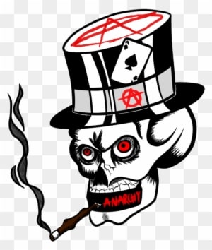 Ararchy Skull By Vampire-minded - Art - Free Transparent PNG Clipart Images Download. - Transparent PNG Free Download