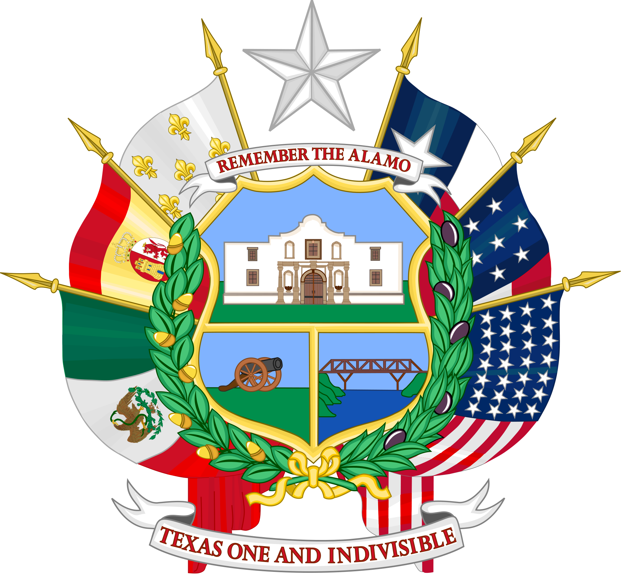 Drawing Fancy Texas State Seal 21 2000px Reverse Of - Texas State Seal Reverse - Free Transparent PNG Clipart Images Download. - Transparent PNG Free Download