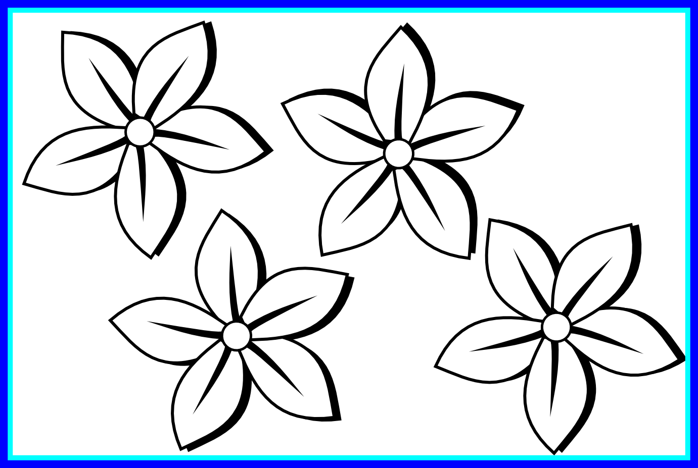 Unbelievable Clipartist Info Four Flora Black White - Flower Clipart Black And White - Free Transparent PNG Clipart Images Download. - Transparent PNG Free Download
