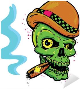 Punk Tattoo Style Skull With Wings Smoking A Cigar - Anti-phishing Working Group - Free Transparent PNG Clipart Images Download. - Transparent PNG Free Download