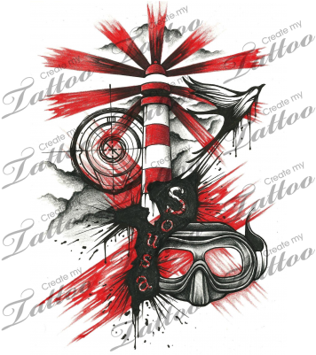 Anchor With Bow Tattoo Drawing Download - Tatto Polca Trash - Free Transparent PNG Clipart Images Download. - Transparent PNG Free Download